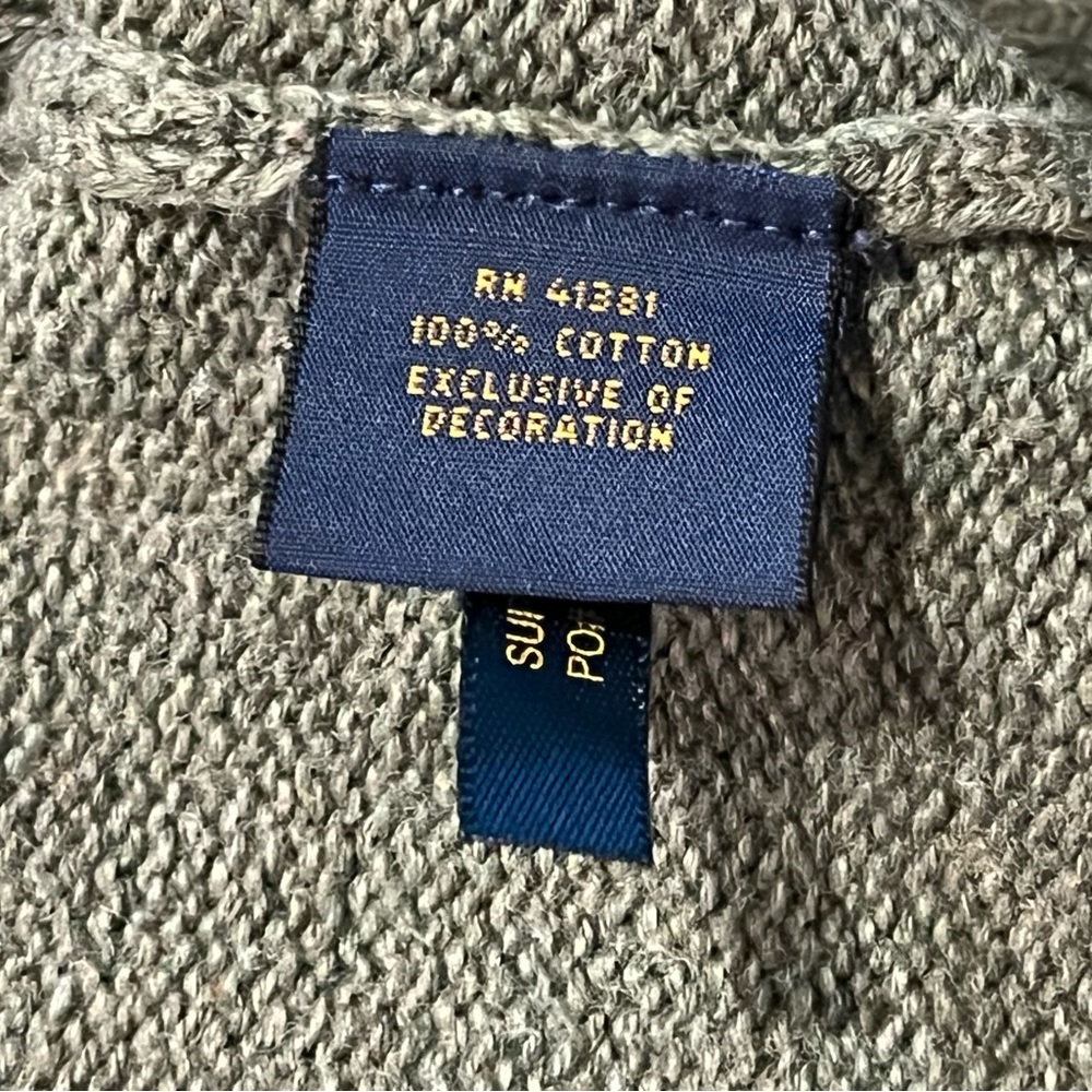 Ralph Lauren green sweater EUC - Picture 8 of 8